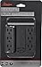 Rocketfish 6 Outlet/2 USB Swivel Wall Tap 2100 Joules Surge Protector - Flat Power Strip Plug with USB Ports - Power Strip Surge Protector with Noise Filter & Low-Profile Design - Black