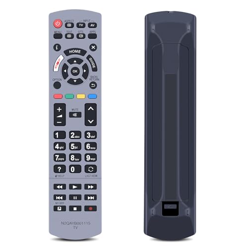 TCNOUMT N2QAYB001115 Fernbedienung Ersatz für Panasonic Viera TV TX-40EX700B TX-40EX700E TX-49EX610E TX-49EX613E TX-50EXM715 TX-58EX703E TX-58EX730E TX-75EX750B