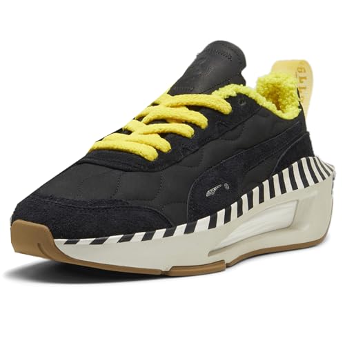 PUMA Mens Scuderia Ferrari X Ultimate Nitro Lace Up Sneakers Shoes Casual - Black, Off White - Size 12 M2