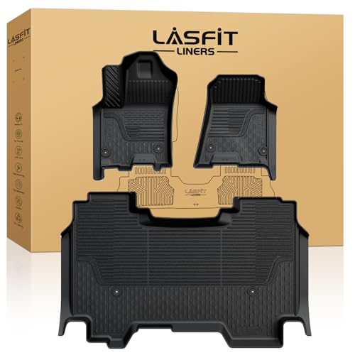 LASFIT Floor Mats 2025 2026 for Ram 1500 Crew Cab Without Rear...