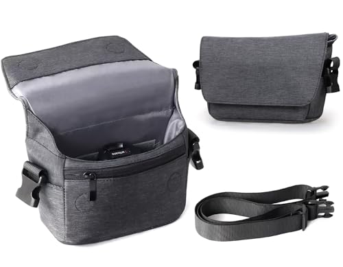 Bolso para cámara digital Lacdo gris compacto miniatura 1