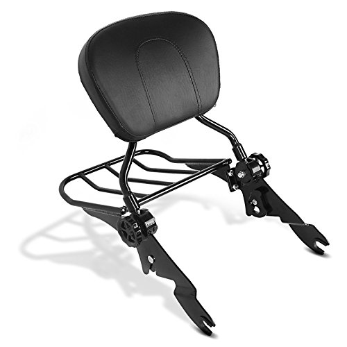 Sissy Bar mit Gepäckträger für Harley Davidson Street Glide Special 15-23 schwarz
