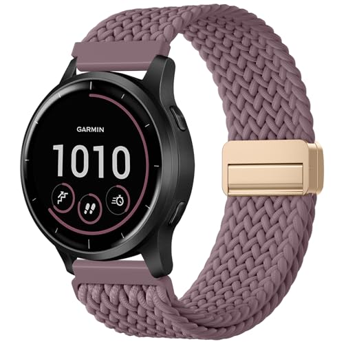IMIVIO 18mm CґgiCoh Garmin Vivoactive 4s/Venu 3S/ Venu 2S/ Vivomove 3S/ Forerunner 255S/ 265SɑΉ ߉\ȐLk̂NCbN[XpXgbv