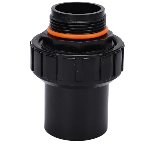 Omabeta Conector de Unión de PVC para Bomba de Piscina para Junta de Bomba de Agua de Tanque de, Accesorios de Piscina de PVC a Prueba de Fugas para Mantenimiento de Piscinas (1,5 pulgadas G1-1/2)