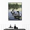 RGAJWIC Loons Swimming Lake Lily Pads Diamond Art Painting Art Kits for Adults Diamond Painting Diamond Art Kits 5D Diamond Art Painting Art Kits for Home Wall Decor 30x40 cm #1