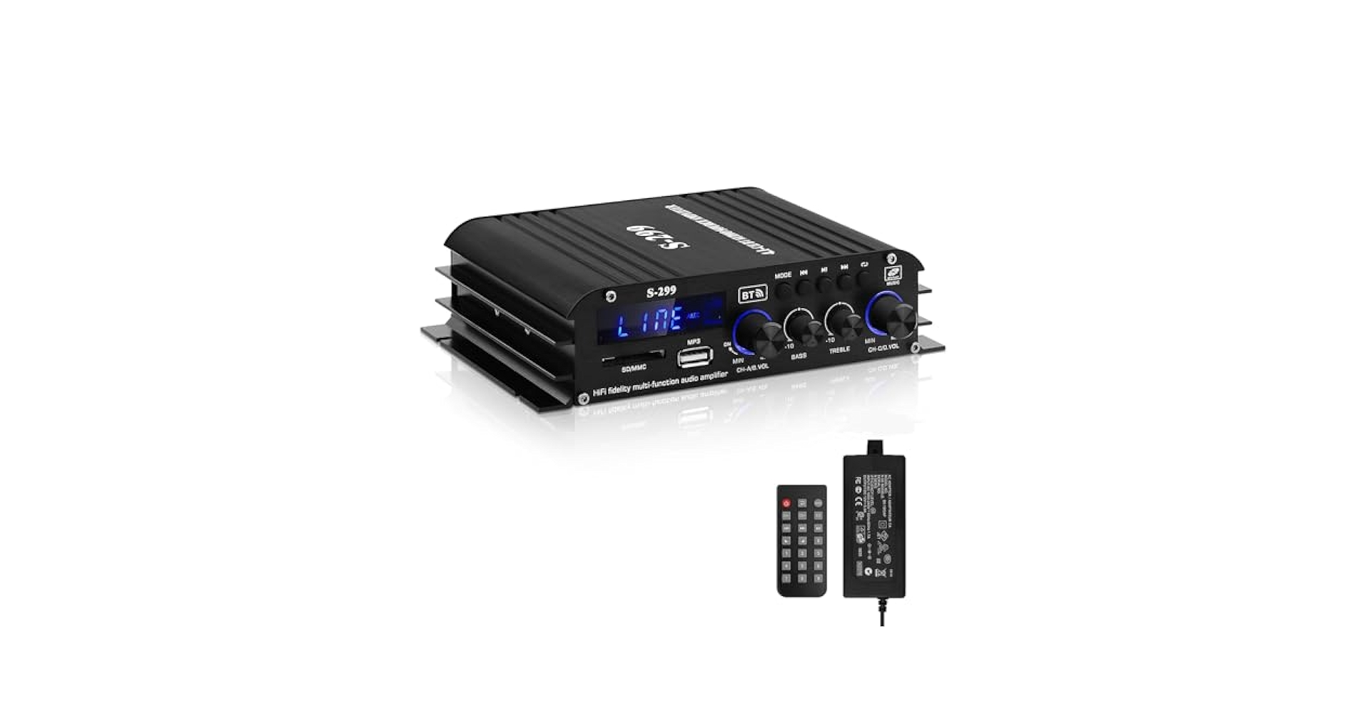 Amazon.com: Audio Power Amplifier for Home Speakers -S-299