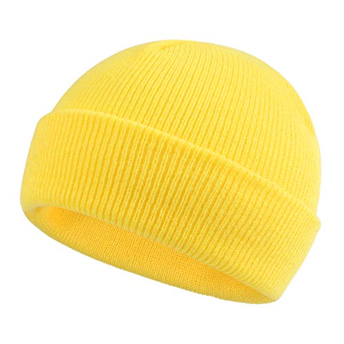 Classic Winter Knit Kids Hat Skull Cap for Toddler Boys Girls Autumn Men Women Fisherman Beanie