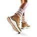 DREAM PAIRS Ankle Winter Boots for Women Waterproof Lace Up Anti-Slip Warm Snow Booties Fashion Sneaker Boots,Size 9,Chestnut/Grey,SDSB2416W