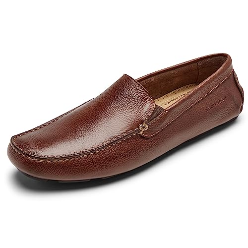 Rockport Men's Rhyder Venetian Loafer, Mahogany,10 M US