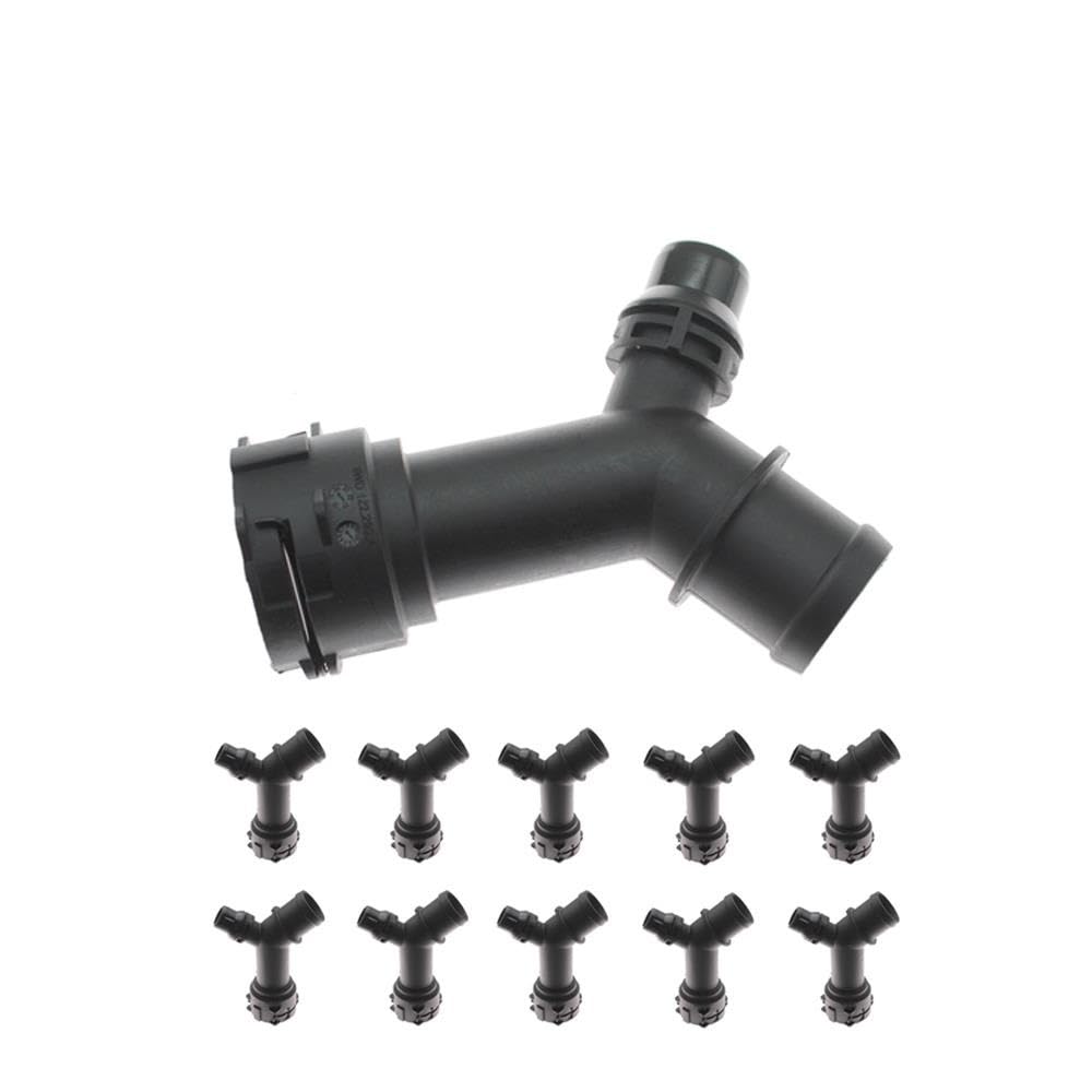 Bcdskzavu 10 Pcs 5/10Pcs Engine Coolant Hose Pipe Connector Fit For A4 S4 A5 S5 2017+ 2.0L 8W0122293a(10 Pcs)
