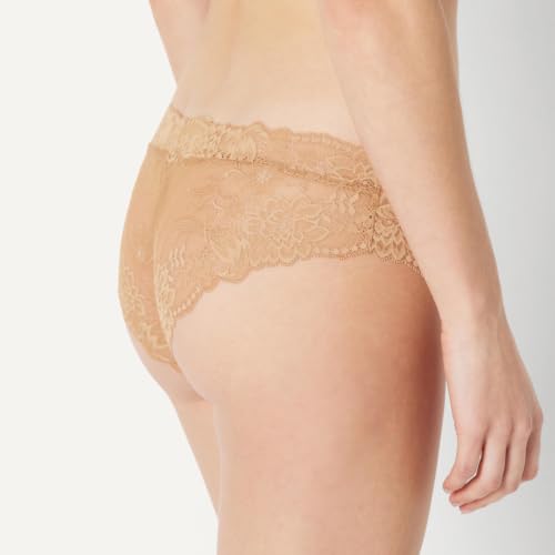 Amazon Essentials Women's Stretch Galloon Lace Knickers, Bikini, Hipster, Thong & High Waisted Styles, Pack of 6, Black / White / Washed Bronze, X-Large - image 3