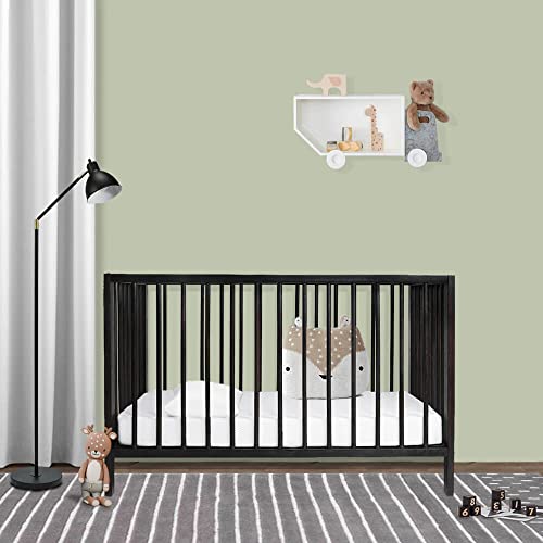 Image of Wakefit Baby Cot | 1 Year Warranty | Baby Crib, Cradle for Baby, Baby Cot Bed, Wooden Cradle for Baby, 2-Level Height Adjustable - Rapunzel (Sheesham Wood, American Walnut, Age 0-4 Years)