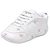 Fossen Recién nacido Bebe Zapatos Cuero artificial Zapatillas con Bordado Pentagram Suela Blanda Antideslizante Primeros pasos Para Bebé Niñas Niño (0-6 meses, Rosa)