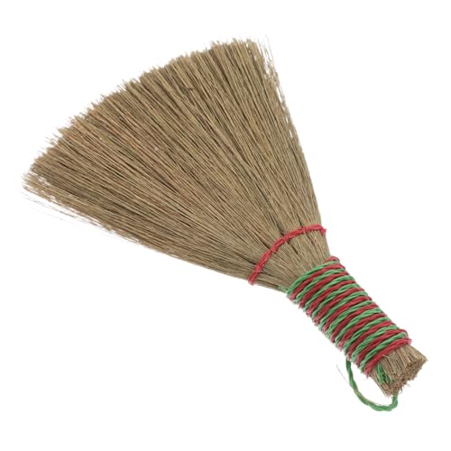 Levemolo Multipurpose Small Broom Manual Straw Braided Brush for Floors Asian Broom for and Cleaning
