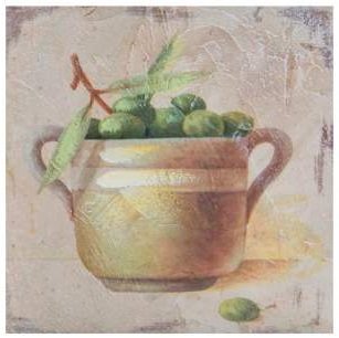 Cadre tableau bois Olive rustique pour déco salon Provence et vintage