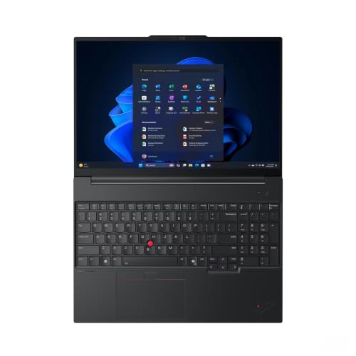 Image of Lenovo 2026 Laptop | ThinkPad E16 Gen 3 | 16 inch 1920x1200 Touch IPS | AMD-8 Core Ryzen 7 250 | 64GB DDR5 | 4TB SSD | Windows 11 Pro | Wi-Fi 6E - Bluetooth 5.3 - Backlit Keyboard - 1080p Camera - Black