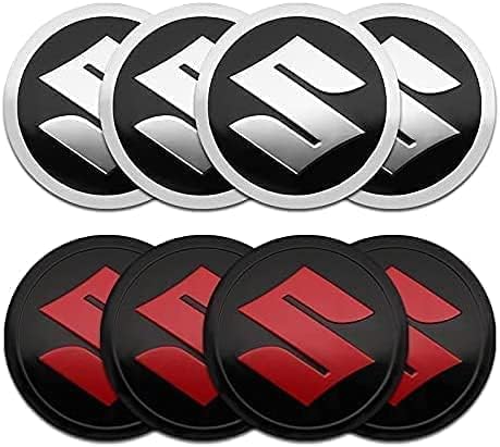 Set Di 4 Coprimozzo Per Suzuki Grand Vitara, SX4, Swift, Jimny – Diametro 56 Mm, Con Logo