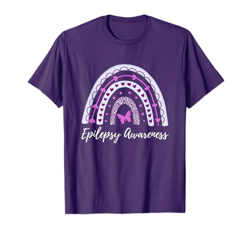 Epilepsy Awareness Boho Rainbow T-Shirt