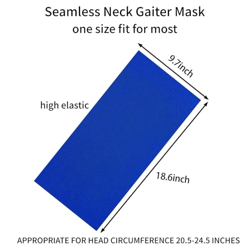 Image of Neck Gaiter Masks Tube Scarf,Seamless Bandanas Buffs Gators,Ourdoor Face Mask Face Covering Multi Headwear