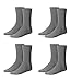Produktbild Tommy Hilfiger Herren Classic Business Socken 371111 4 Paar, Farbe:Grau, Größe:39-42, Artikel:Socken mid. grey mel. 371111-758
