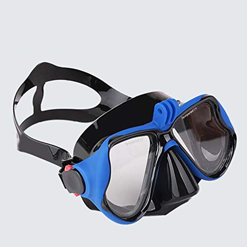 Conjunto de máscaras de snorkel Lioobo – Óculos panorâmicos antiembaçamento 180 e snorkel seco dobrá
