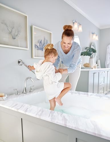 Moen T943 Eva Chrome Two-Handle Deck Mount Roman Tub Faucet Trim Kit thumb #7