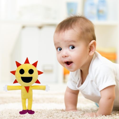 Image of Customized Text Standing Sun Sprunki Plush Toys