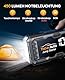 YaberAuto 6000A Starthilfe Powerbank, Auto Starthilfe Powerbank für Pkw (10.0L Benzin und 9.0 Diesel), 12V Tragbare Auto Starthilfe mit 3.3 LCD Bildschirm und 450 Lumen Notlicht, YA100