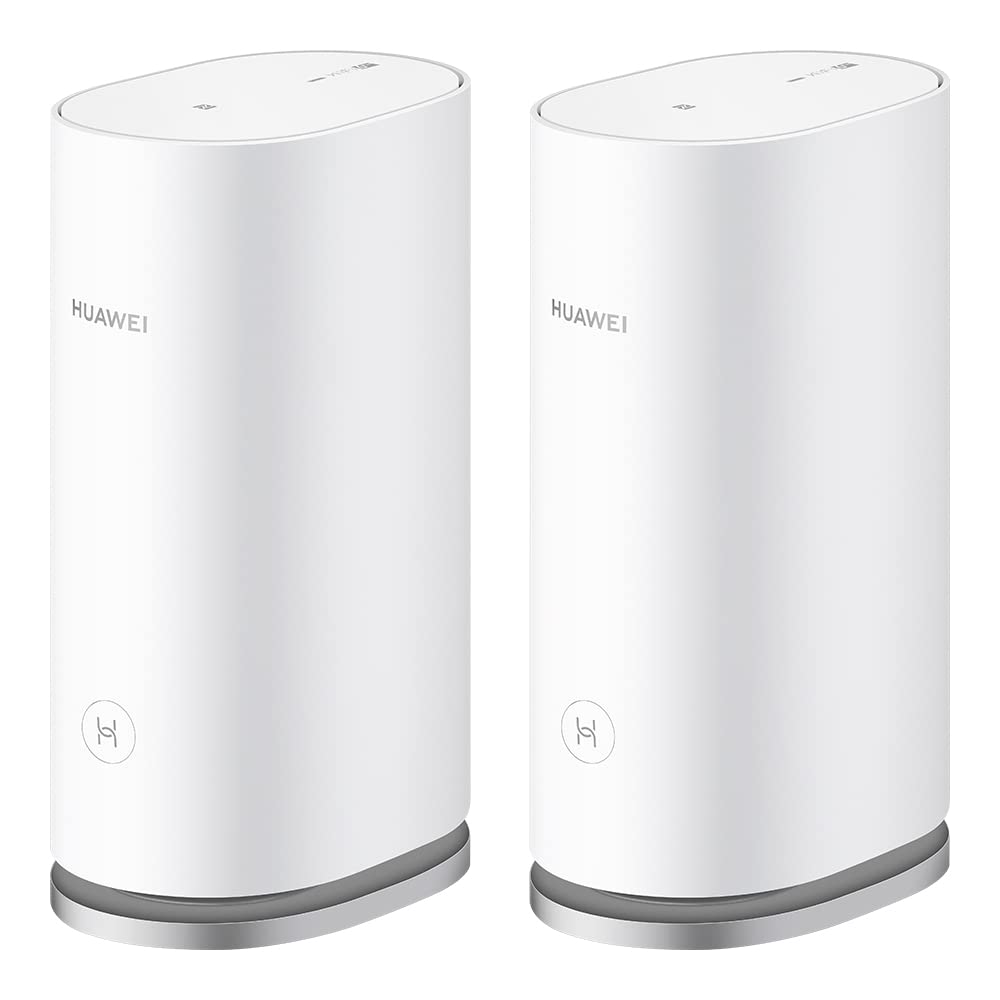 Kit WiFi Mesh HUAWEI AX3000 - Double Bande (2976 Mbit/s) - Couverture Jusqu'à 400 M² - Smart Roaming - Garantie 30 Mois