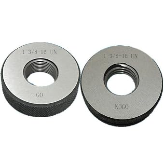1 3/8-16 UN Thread Ring Gage 2A GO NOGO 100% Calibrated Ship by FedEx Delivery in 4 Days