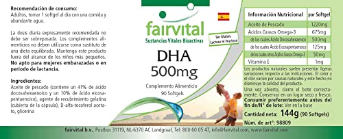DHA capsules 500mg - HOOG GEDOSEERD - 90 softgels - dehydroascorbinezuur (DHA) en eicosapentaeenzuur (EPA) - Image 6