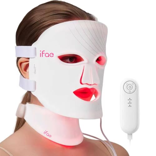 Red Light Therapy Mask with 7 Colors and Remote