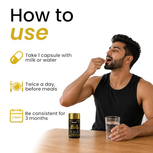 Image of Sheopals Shelavista Shilajit /Shilajeet Gold 120 Capsules | For Stamina, Muscle Growth & Energy | Ashwagandha, Gokshura, Safed Musali With Other Action Herbs | 100% Ayurvedic