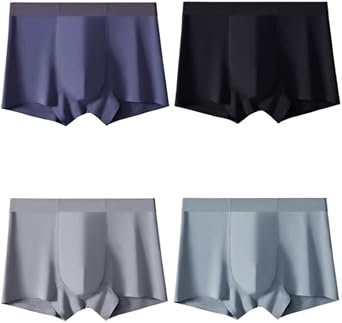 Straight-leg pants, sporty style Modal Mens Underwear Seamless Mid-waist Boxer Briefs and the all-day comfort