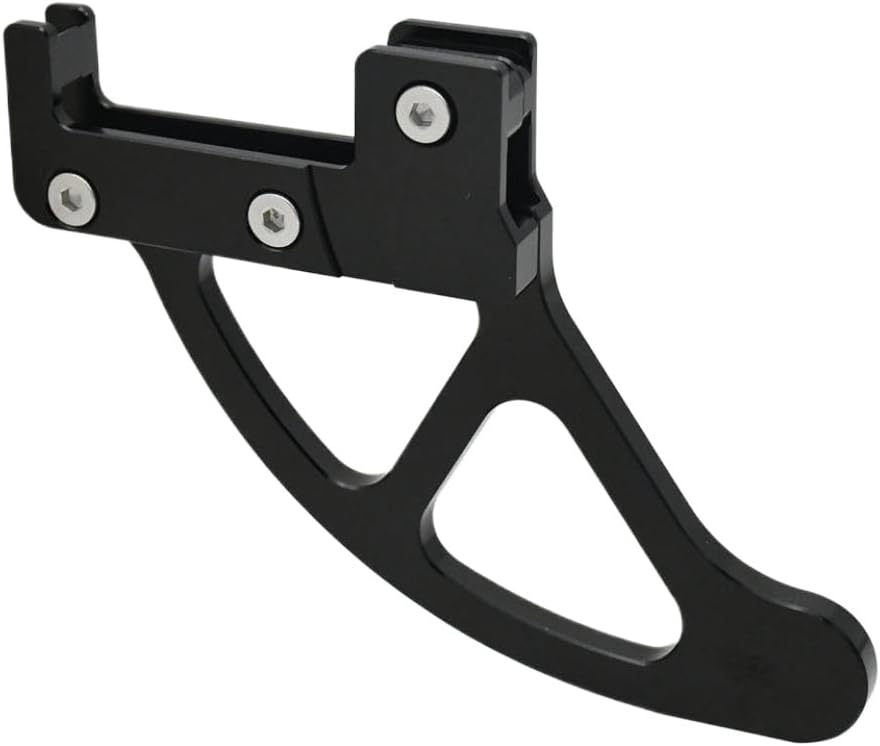 Rear Brake Disc Guard Protector Compatible with EXC EXCF XC XCF SX SXF Models 2004-2024 Fits TC FC TE FE Motorcycles(Black)