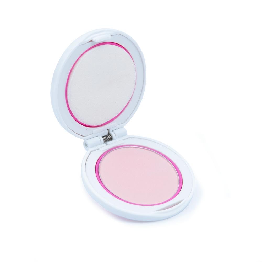 Kit Make Up Contenente Palette con 4 Colorazioni di Ombretto, Lucidalabbra Alla Fragola, Hair Chalk Rosa, Stickers Colorati, Strass, Adesivi, Gessetto Viso