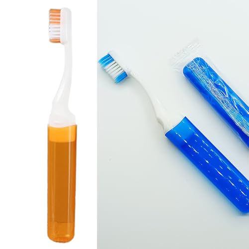 Faltbare Reisezahnbürste Falten Weiche Zahnbürsten Für Erwachsene Tragbare Kleine Bürste Für Erwachsene Frauen Und Männer – Bild 3