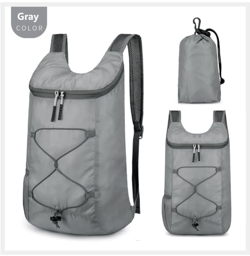 Mochila deportiva ligera plegable 16L para senderismo miniatura 6