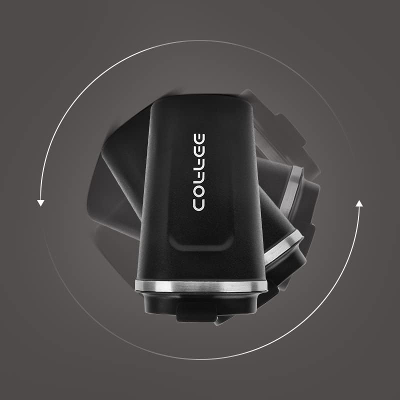 Miniatura 9 de Taza de café de 12 onzas  Taza de viaje aislada a prueba de derrames con tapa a prueba de fugas, taza de café de viaje de acero inoxidable al vacío,