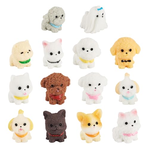 Breloques chien en résine pour bijoux et pendentifs chiot 3D Beadthoven DIY