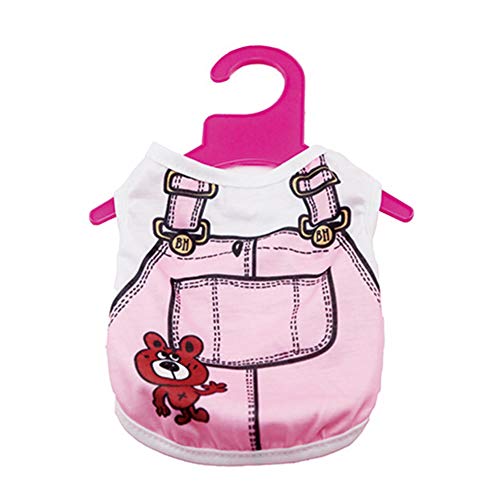 Nacoco 10Pcs Pink Plastic Dog Puppy Pet Clothes Hanger (Set Of 10) (S) #TOP2