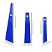 Acoeitl 3Pcs Blue Plastic Glue Spreader Smear Plate Scraper Sticks Brushes Durable Flexible Easy to Clean Glue Applicator Spatula Kit Gap Filling Tool for Woodworking Leather Adhesive Projects,3Size