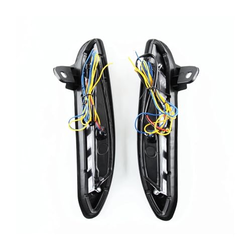 XCZPRKMXY LED DRL Daytime Running Light Front Bumper Fog Lamps Assembly w/Turn Signal Accessories Compatible With Toyota Venza 2021 2022 3 Colors