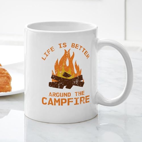 Mug de cerámica blanco 11 oz con diseño Café miniatura 5