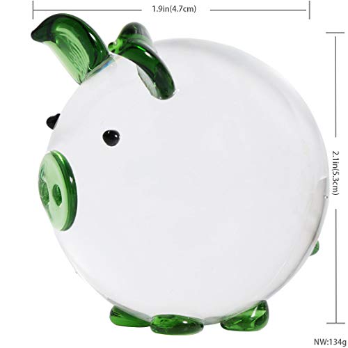 Hanur Crystal Transparent Cute Pig Figurine Dreams Ornament Home Decoration Collection Paperweight For Kids, Families #TOP1