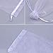 G2PLUS 100PCS Bolsas de Organza Blanco Bolsas de Organza de Regalo Bolsitas...