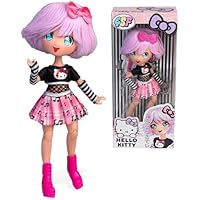 4SF - Hello Kitty Manga Doll Teddy Rock, Muñeca Fashion Japonesa