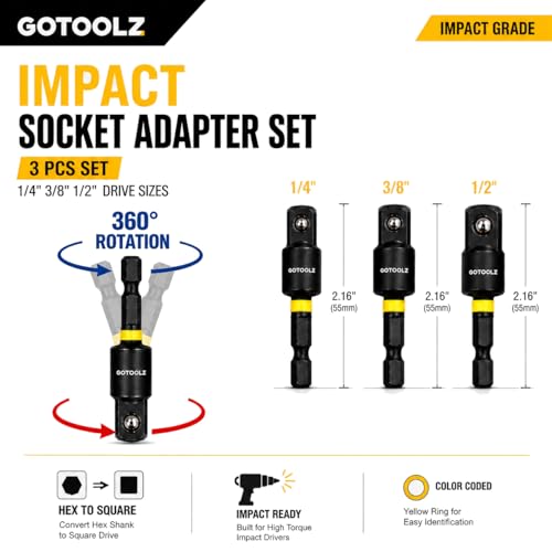 14PC Impact Socket Adapter Set - image 3