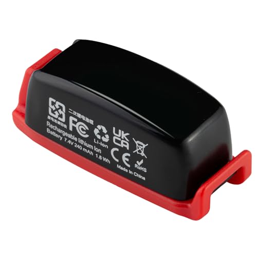 TESSRAM [Small Lightweight] Battery for SRAM AXS Red eTap GX Eagle Force Rival XX1 X01 Derailleur for SRAM Reverb Seatpost Colorful 240mah (Black-s)