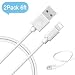 iPhone Charger, MarchPower 2 Pack 6ft Lightning to USB Cable, Lightning Cable for iPhone SE 6s Plus 6 5s 5c 5 iPad Air mini 4th Gen iPod nano touch (White)